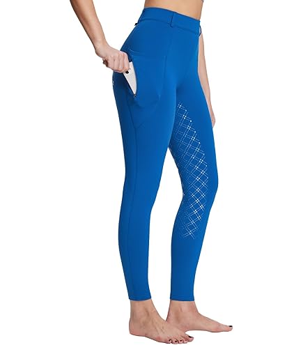 Pantalones De Montar Vaqueros Con Cintura Alta Y Asiento Completo De Silicona Para Mujer Horze