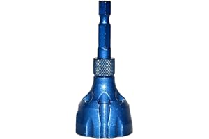 MIKIULY Utensile per Sbavatura, Strumenti di Smussatura Esterni, Eliminador de Rebabas de Exterior, Rimozione di Utensili a Sbavatura per Smussatura Esterna Trapano, 3 a 20 mm Strumento di Sbavatura, Blu