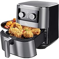 Air Fryer Oven, Uten 5.5L Air Fryers Home Use 1700W with Rapid Air Technology for Healthy Oil Free & Low Fat Cooking, Baking 