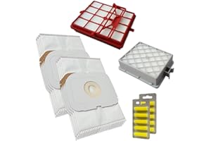 MOHMUS Set 8 Bolsas de aspiradora + Filtro de Motor + Filtro de HEPA + 10 Ambientadores para Lux Electrolux Intelligence Royal Edition, Typ AP11, Staubcontainer Intelligence