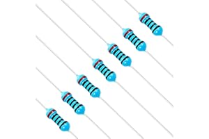 Chanzon 100pcs 1/4W (0.25W) 200 Ω ohm Metal Film Fixed Resistor 0.01 ±1% Tolerance 200R MF Through Hole Resistors Rohs Certificated