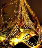 Faseroptische Lichter Kit | 2 M Glasfaserkabel Mit RGBW Steuerung | Für Decken, Wände & Deko | Mehrere Lichtmodi Inkl. Fernbedienung