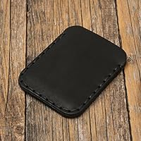 Schwarze Kartenhülle, Portemonnaie, langlebige Aufbewahrung von Kreditkarten und Banknoten. Geldbörse,