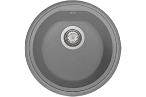 Lavello Plados tondo PL4351 (Titanio)