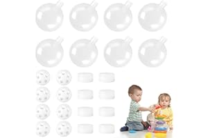 BUBUNY 24 Stück Set Spielzeug Noise Squeakers Quietscher Rasselbällen Rasselkugeln Rasseldosen zum Einnähen für Hund Haustier Baby Spielzeug Noise Maker