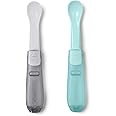 Skip Hop 2 Pack Easy Fold Travel Spoons 1 Each Grey and Soft Teal 30 g