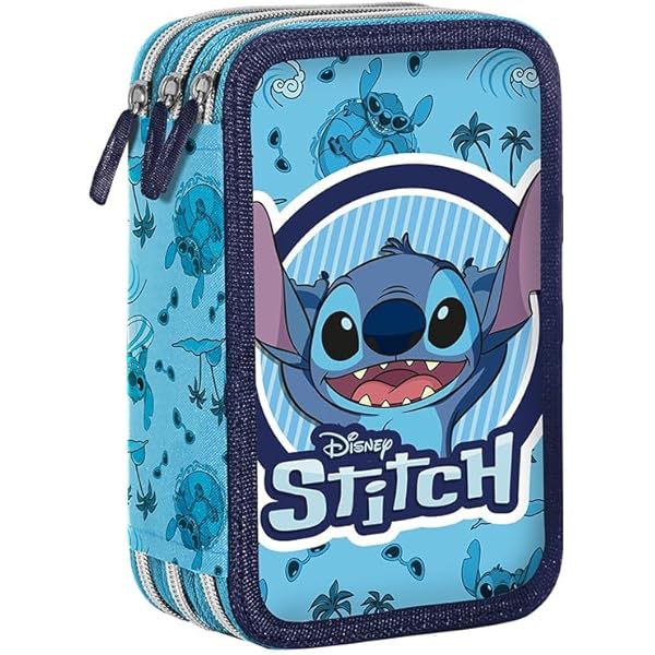 Mitama Astuccio Scuola 3 Scomparti - Triplo Mysterious Warriors Con 47 Pezzi