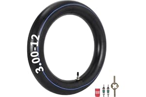 MTATCN Chambre à Air 3.00-12 80/100-12 avec Valve TR4 Droite pour SSR XR CRF 50 70 KLX110 CR60R 125cc 90cc DRZ110 65SX QG-214 RFZ JR80 RM50 PW80 Hors Route, Chambre à Air pour Moto Tout-Terrain