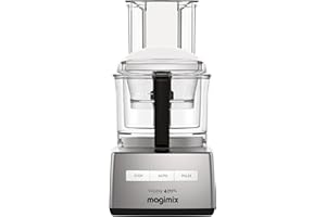 Magimix 4200XL Food Processor | 3L BPA-Free Bowl | Quiet & Powerful Motor | Multifunctional 6 in 1 Solution | Satin | 18471