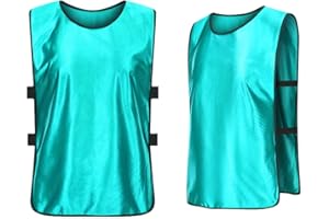 Cheuling 12 Stück Sport Trikot Leibche Fußball Trainingsleibchen für Kinder und Erwachsene, Markierungshemd Trainingsleibchen Team-Spiel Bibs für Herren Damen Senioren Junioren