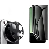 Xiaomi Mi 15 Ultra Hayalet (yandan g&ouml;r&uuml;nmeyen) Ped Ekran Koruyucu Ve Sert Siyah Kamera Koruyucu