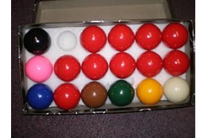 SET OF SNOOKER BALL FOR POOL TABLES, 17 Ball Snooker Set-2 inch balls , incl 10 reds