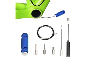 Huybaa Kit Passaggio Cavi Interno, Professionale Bicicletta Cavo Interno Strumento di Routing, per Il Telaio della Bicicletta Ciclismo Accessori