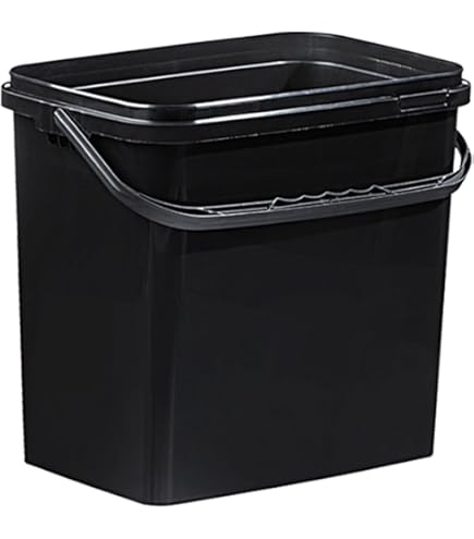 Emmer 5 liter geleverd met deksel | 50 stuks Transparant