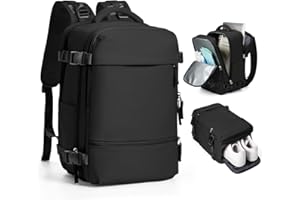 SZLX Sac à Dos Voyage Cabine 40x20x25 Ryanair,Bagage Cabine 45x36x20 Easyjet Sac de Voyage Bagage à Main Avion Femme Sac à Dos Ordinateur Portable Imperméable pour Travail de Randonnée Homme