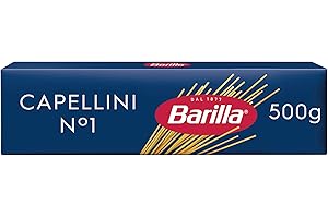‎BARILLA Barilla Pasta Nudeln Klassische Capellini n. 1 aus hochwertigem Hartweizen immer al dente 500 g