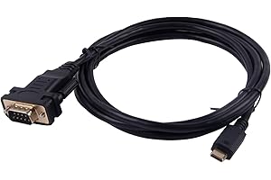 USANGREEN Câble adaptateur série USB de type C vers DB9 RS232 avec puce FTDI compatible Win10/8/7/XP/Android/Mac/Linux/Vista... (Type C vers DB9)