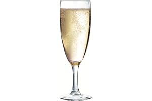 Arcoroc - Collection Elegance - 6 flûtes à champagne 17 cl en verre - Usage professionnel - Fabrication France - Emballage renforcé, adapté à la vente en ligne