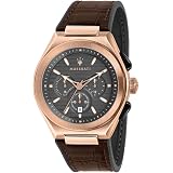 Maserati Orologio da Uomo Cronografo al Quarzo con Cinturino in Pelle –  R8871624001 : Amazon.it: Orologi