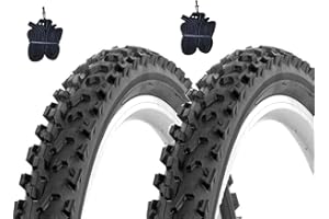 ECOVELO 2 COPERTONI KENDA 26 X 2.10 (54-559) + CAMERE D'ARIA PNEUMATICI NERI MOUNTAIN BIKE BICI BICICLETTA MTB