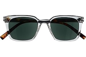OPULIZE KOI Gafas de Lectura Para el Sol - Montura Rectangular - Lentes Tintadas UV400 - Visión Óptima - Hombre Mujer - Bisagras de Muelle - S50