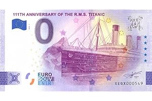 2 EURO COMMEMORATIVI Billet Touristique 0 Euro Allemagne · Titanic · Souvenir zéro € Note Billet de Banque