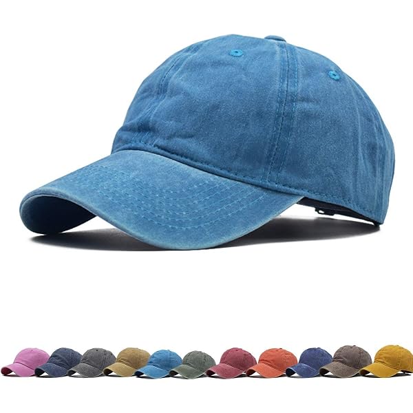TAGVO Casquette Baseball Homme Femme - 100% Coton Respirant, Anti-UV, Réglable, Brodée Classique Pour Sport, Randonnée, Plage Et Quotidien