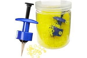 NewShot Pellet Bait Bander & 3000 Bands for Carp Coarse Fishing Bands - Ideal For Particle Baits