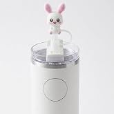 Sevimli Tavşan Fig&uuml;rl&uuml; Tumbler Kapak S&uuml;s&uuml;, Stanley ile Uyumlu Pipet Koruyucu Aksesuar, Pipet Tıpası,Kawaii Bardak Dekor