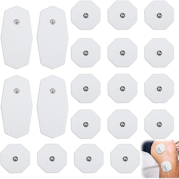 20-60x Elettrodi TENS Autoadesivi Per Dispositivo Di Stimolazione TENS - Foto 2