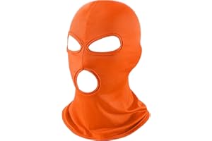 WYSUMMER Maschera Passamontagna, Maschera da Uomo a Tre Fori Laika Sottile da Donna per Cappellino da Caccia da Ciclismo per Moto