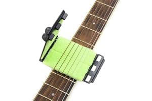 FIBOUND 1 Stück Saitenreiniger Gitarre, Gitarren Saite und Griffbrett Reiniger, Saiten-Gitarre Reiniger,Gitarrenreiniger,String Scrubber Instrument Pflege Werkzeug für Bass/Mandoline/Ukulele(Grün)