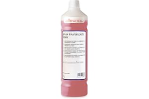 Allegrini IP 64 Pink Detersivo Pavimenti e Detergente Robot Lavapavimenti Profumato per la Pulizia di Superfici Dure in Gres Porcellanato Ceramica Marmo 1000 ml