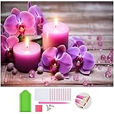 Kit Diamond Painting Rose 5D - Pittura Con Diamantini Per Adulti E Bambini, Decorazione Casa Fai Da Te - Foto 7