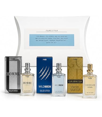 MyScent Besonderes Parfüm Set Herren Geschenk für Ihn | Top 5 x 2 ML Parfüm mit passenden Aufgaben