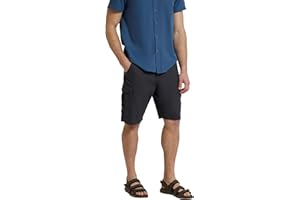 Mountain Warehouse Lakeside Mens Shorts - 100% Durable Twill Cotton Cargo Shorts, Durable Shorts, 6 Pockets - for Walking, Running, Hiking & Camping
