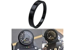 HDBUBALUS Black Speedometer Trim Ring Fit for Harley Sporster 883 1200 Dyna Street Bob Low Rider Models