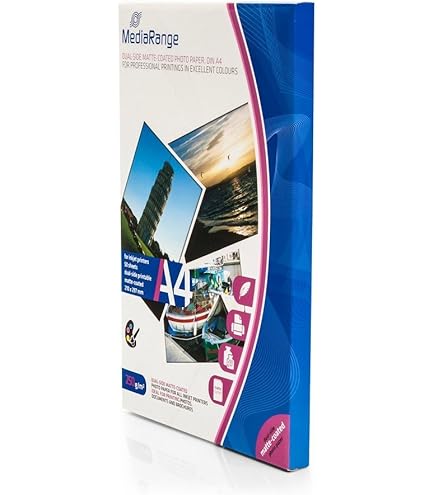 Carta Fotografica Opaca MediaRange A4 - 130 G/m², 100 Fogli 5760 Dpi - Foto 2