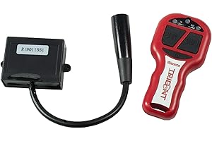 Warrior Winches Trident 12V/24V Wireless Winch Remote Control with Metal Plug – Waterproof and suitable to Outdoor use with IP67 Rating, Battery Operated, 2.4G Wireless Technology, up to 50m Range