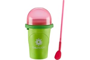 CHILL FACTOR BANDAI CHILLFACTOR CO07952 Küchenspielzeug, Slush-Maschine mit wiederverwendbarem Becher und Strohhalm, Familienspielzeug