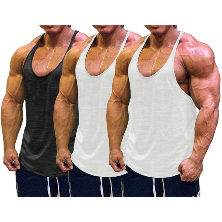 Gold's Muscle Joe Men's Stringer Tank Top (Royal