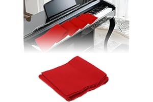 ZXUPOI Klawiatura fortepianowa osłona przeciwpyłowa, osłona klawiatury fortepianu, podkładka pod klawiaturę, nasadka fortepianu, osłona fortepianu 88, odporna na zabrudzenia klawiatura ochronna