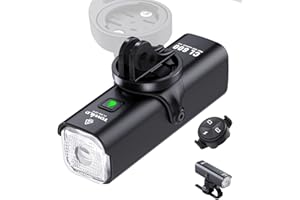 TOWILD CL600/CL900 Luz Bicicleta, 600/900 Lúmenes Inteligente Luces Delantera Bicicleta LED para Desplazamiento, Recargable Impermeable IPX6 para Conducción Nocturna, 2000/2600 mAh