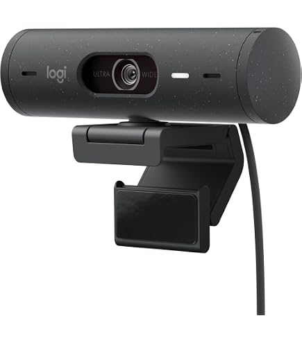 Webcam Nilox 4K UHD - Risoluzione FULL HD 3840x2160, 30fps, Microfono Incorporato, Angolo 80°, Plug&Play Per Windows/Mac, Copertura Privacy, Nera