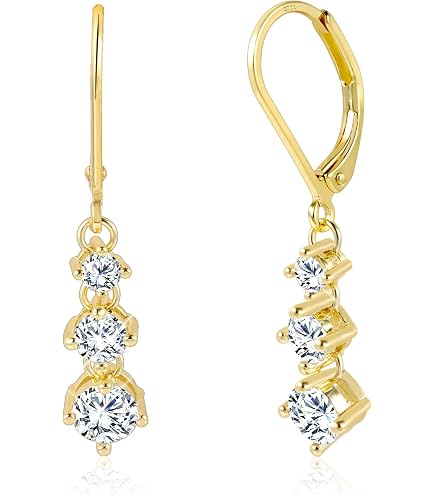 Triángulos Y Círculos Geométricos Vintage Pendientes Colgantes En Tono Dorado - AB6 - México