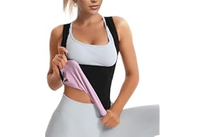 Vigorix Schweißweste für Damen, Taillentrainer, Schweißweste für Damen, Fitness, Bodyshaper & Sauna-Weste für Frauen