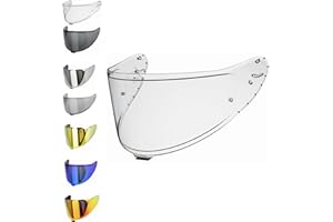 EvoParts Visière Cwr-f2 compatible avec Shoei Nxr 2 (pas de Nxr 1) - Z8 - X15 - xSPR Pro (Transparent)