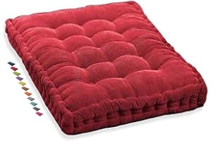 ILIEMAO Cuscino per Panca da Esterno 80x40 120 x 40 da Giardino 180 90x45 120 x 50 100x40 110x40 100 x 50, Cuscino Panca Esterno 120x45 Interno 45x45, Cuscini per Sedie Cucina Divano 40x40(Red 1N,40x40cm 16x1