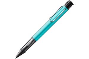 ‎LAMY Lamy AL-star turmaline Kugelschreiber - leichter Kuli mit transparenten, ergonomischen Griff & Gehäuse aus Aluminium - inkl. Großraummine M 16 in schwarz