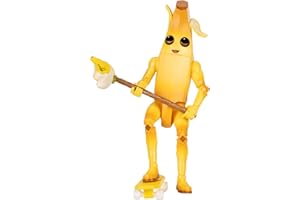 JAZWARES Fortnite Legendary Peely - 6-inch Articulated Figure with Harvesting Tool, Back Bling, and Code for Bonus Virtual Item